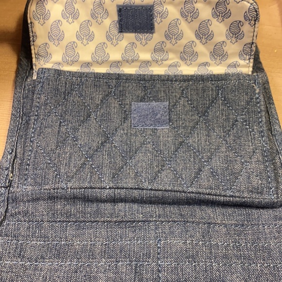 NWOT Lemon Hill denim cotton wallet - Picture 9 of 16